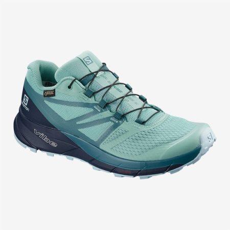 Salomon SENSE RIDE 2 GTX INVIS FIT W Bežecká Obuv Damske - Tyrkysové (SK 2-IHX)